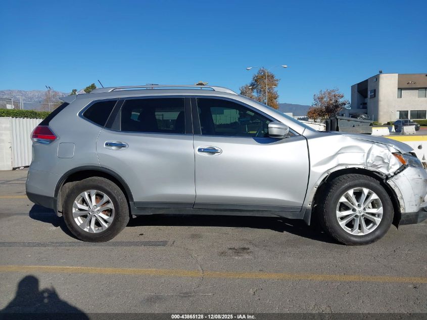 2015 Nissan Rogue Sv VIN: KNMAT2MVXFP570584 Lot: 43865128