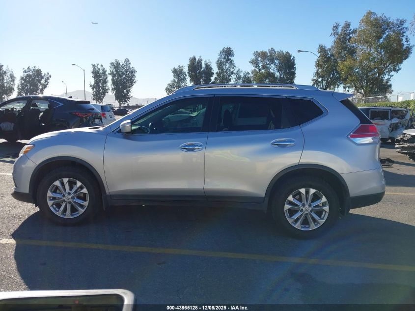 2015 Nissan Rogue Sv VIN: KNMAT2MVXFP570584 Lot: 43865128