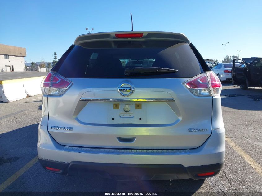 2015 Nissan Rogue Sv VIN: KNMAT2MVXFP570584 Lot: 43865128