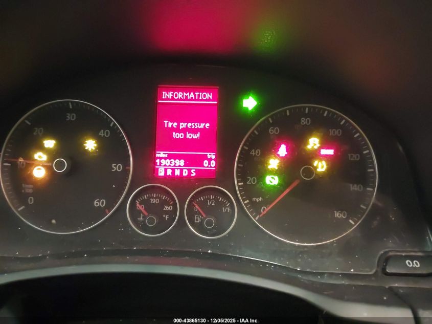 2009 Volkswagen Jetta Tdi VIN: 3VWRL71K69M131416 Lot: 43865130