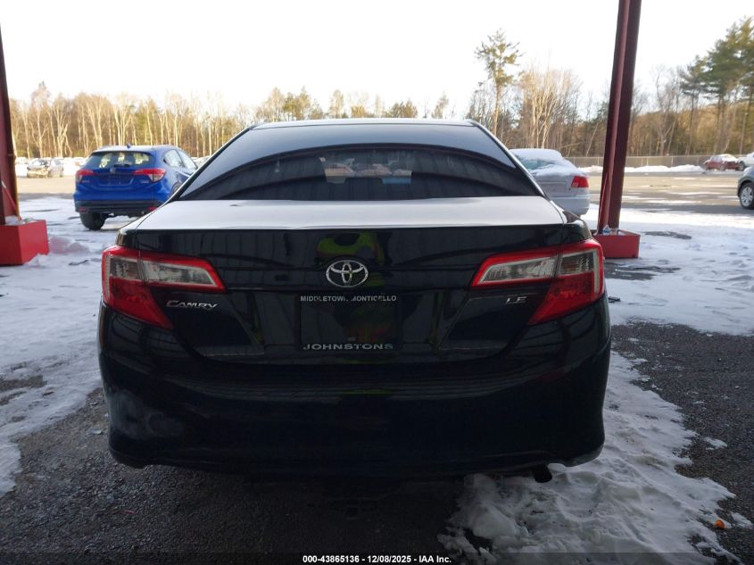 2013 Toyota Camry Le VIN: 4T4BF1FK4DR297795 Lot: 43865136