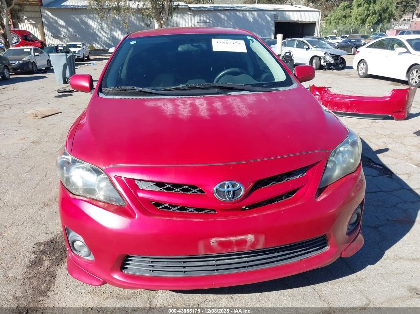 2012 Toyota Corolla S VIN: 2T1BU4EE7CC881010 Lot: 43865175