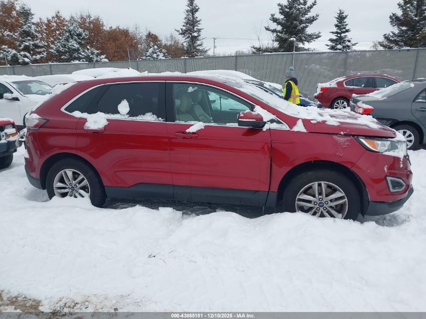 2018 Ford Edge Sel VIN: 2FMPK4J95JBB24614 Lot: 43865181