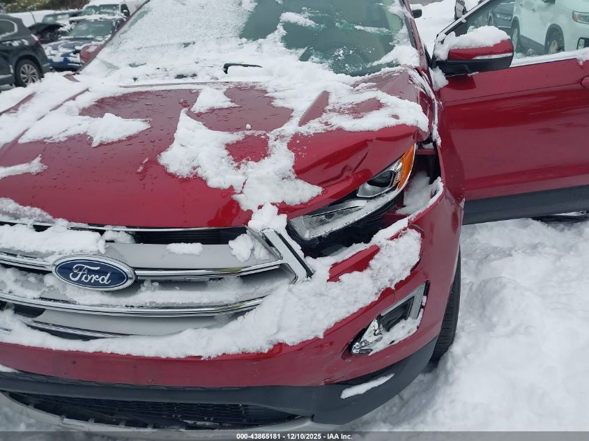 2018 Ford Edge Sel VIN: 2FMPK4J95JBB24614 Lot: 43865181