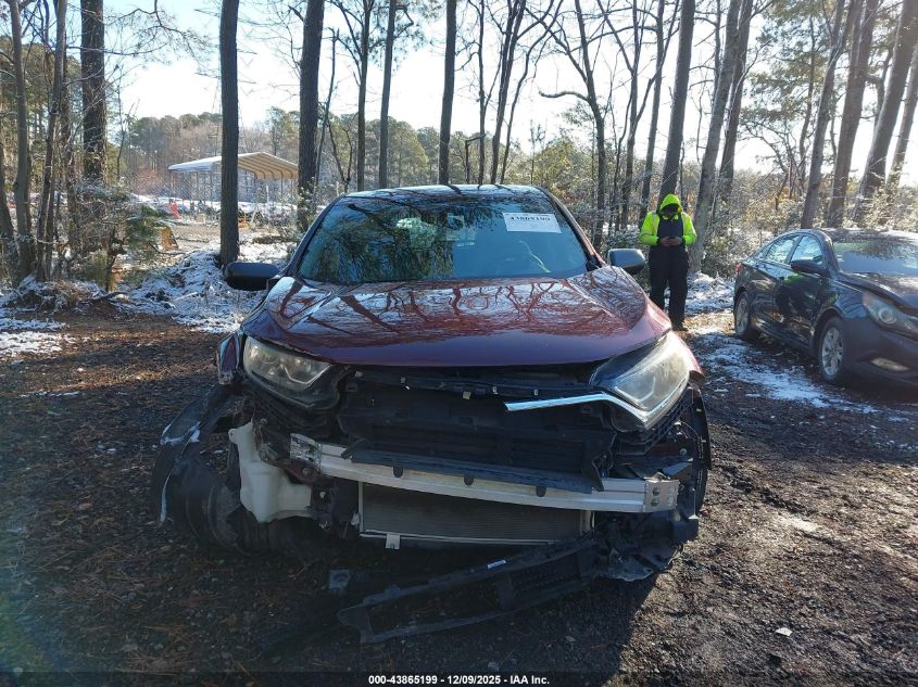 2018 Honda Cr-V Lx VIN: 2HKRW5H36JH426751 Lot: 43865199