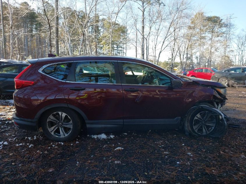 2018 Honda Cr-V Lx VIN: 2HKRW5H36JH426751 Lot: 43865199
