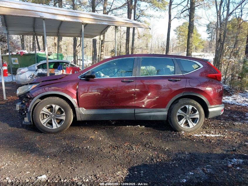 2018 Honda Cr-V Lx VIN: 2HKRW5H36JH426751 Lot: 43865199
