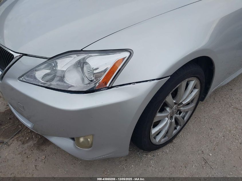 2008 Lexus Is 250 VIN: JTHCK262282021622 Lot: 43865208