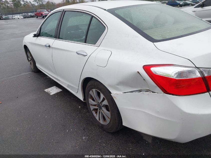 2014 Honda Accord Lx VIN: 1HGCR2F34EA085895 Lot: 43865264