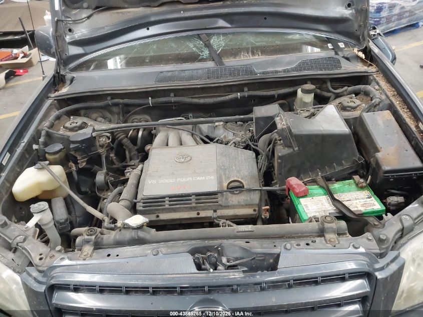 2003 Toyota Highlander V6 VIN: JTEHF21A830101761 Lot: 43865265