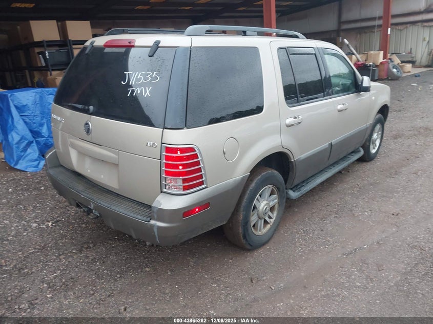 4M2ZU86K64UJ11535 2004 MERCURY MOUNTAINEER photo no. 4