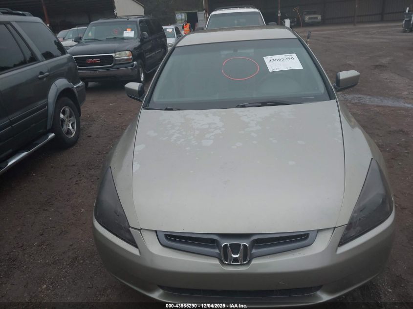 2003 Honda Accord 2.4 Lx VIN: 1HGCM56393A128673 Lot: 43865290