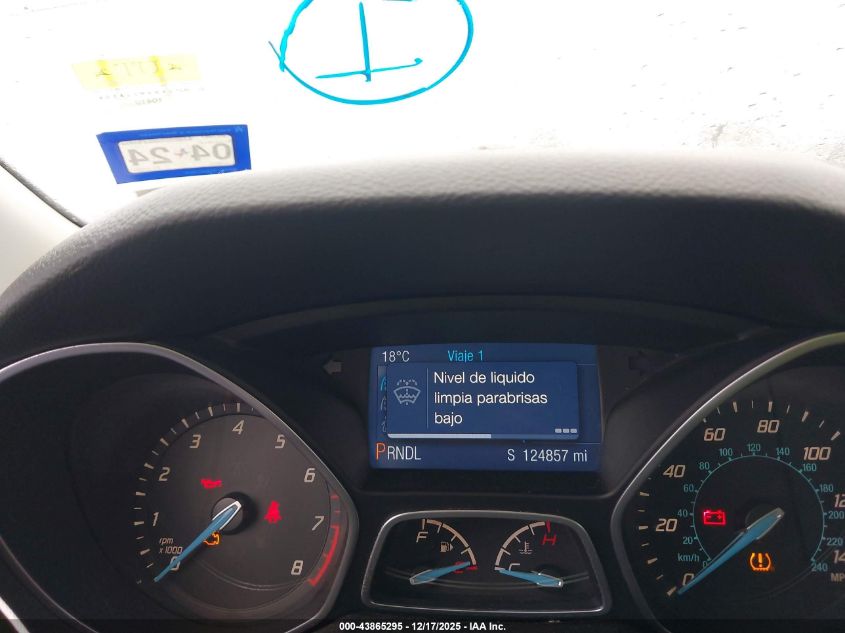 2014 Ford Focus Se VIN: 1FADP3F21EL168247 Lot: 43865295