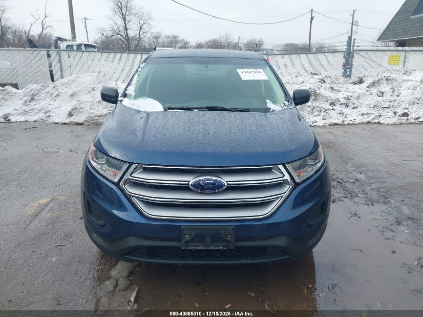 2017 Ford Edge Se VIN: 2FMPK4G93HBB02760 Lot: 43865310