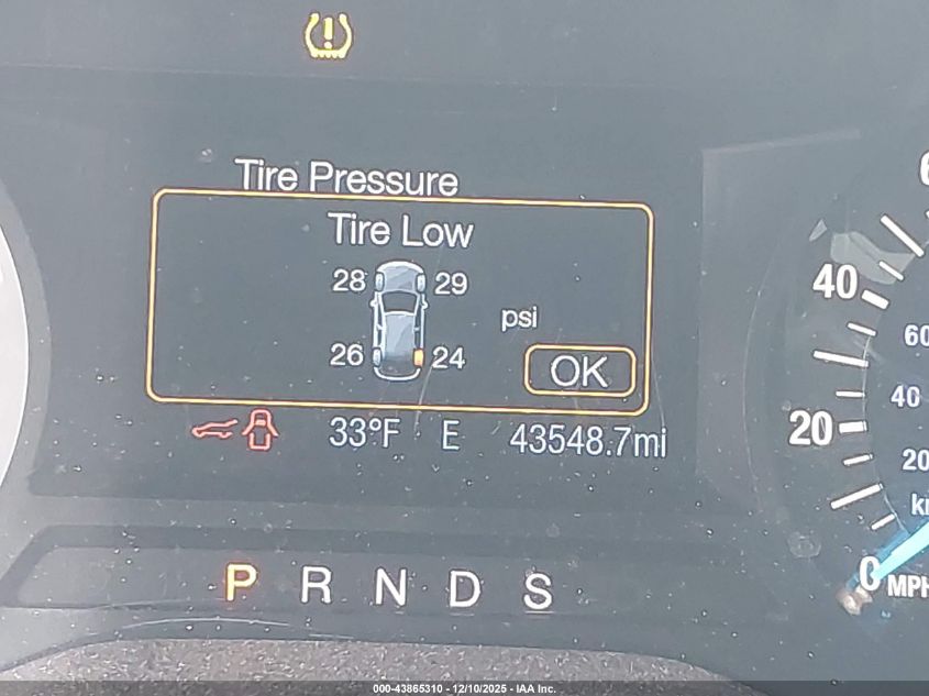 2017 Ford Edge Se VIN: 2FMPK4G93HBB02760 Lot: 43865310