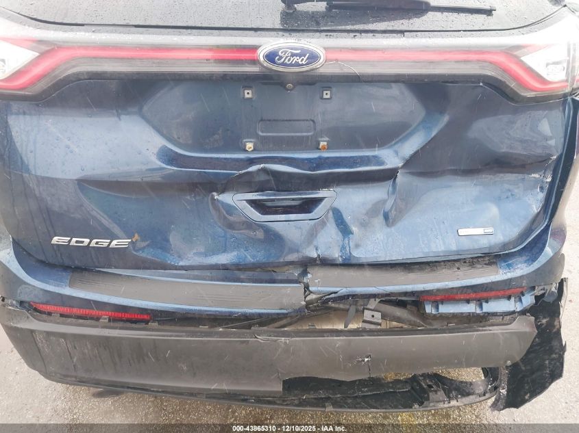 2017 Ford Edge Se VIN: 2FMPK4G93HBB02760 Lot: 43865310