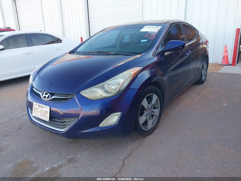 5NPDH4AEXCH139099 2012 HYUNDAI ELANTRA photo no. 2