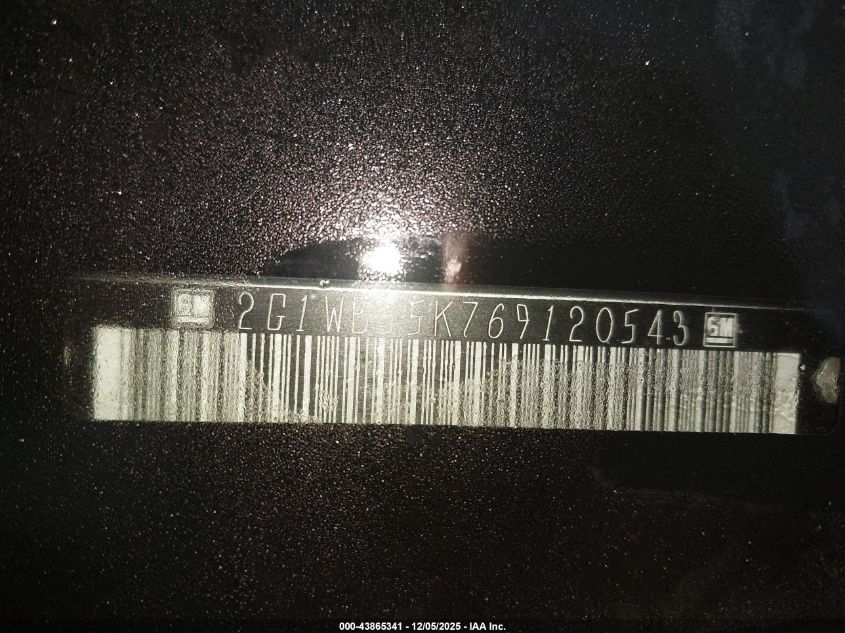 2006 Chevrolet Impala Ls VIN: 2G1WB55K769120543 Lot: 43865341