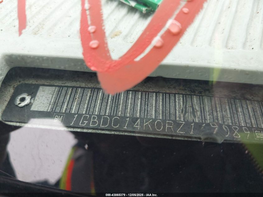 1994 Chevrolet Gmt-400 C1500 VIN: 1GBDC14K0RZ119089 Lot: 43865379