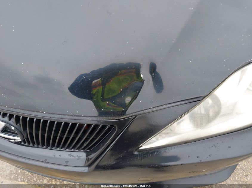 2007 Lexus Is 250 VIN: JTHBK262372038939 Lot: 43865400