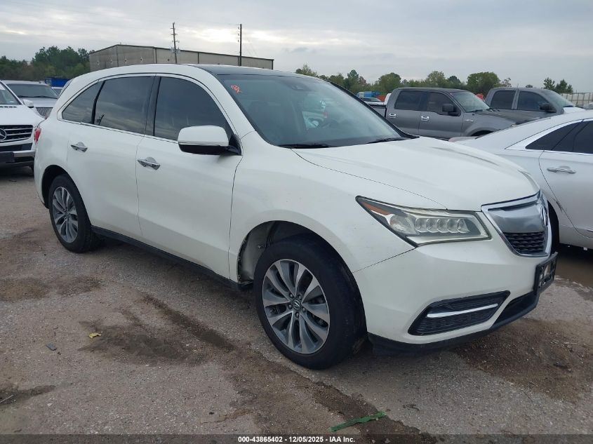 ACURA MDX TECHNOLOGY ACURAWATCH PLUS PACKAGES/TECHNOLOGY PACKAGE