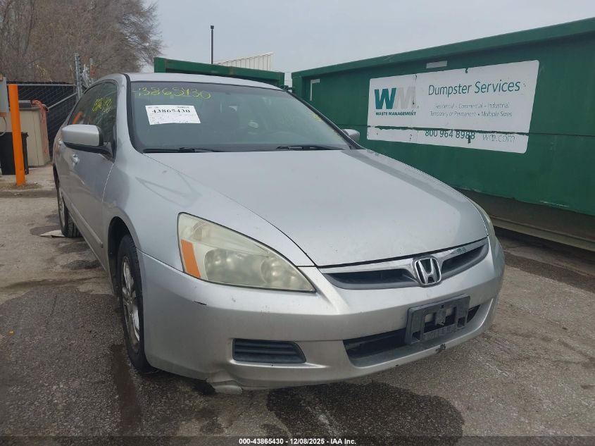 2007 Honda Accord 2.4 Se VIN: 1HGCM56377A146093 Lot: 43865430