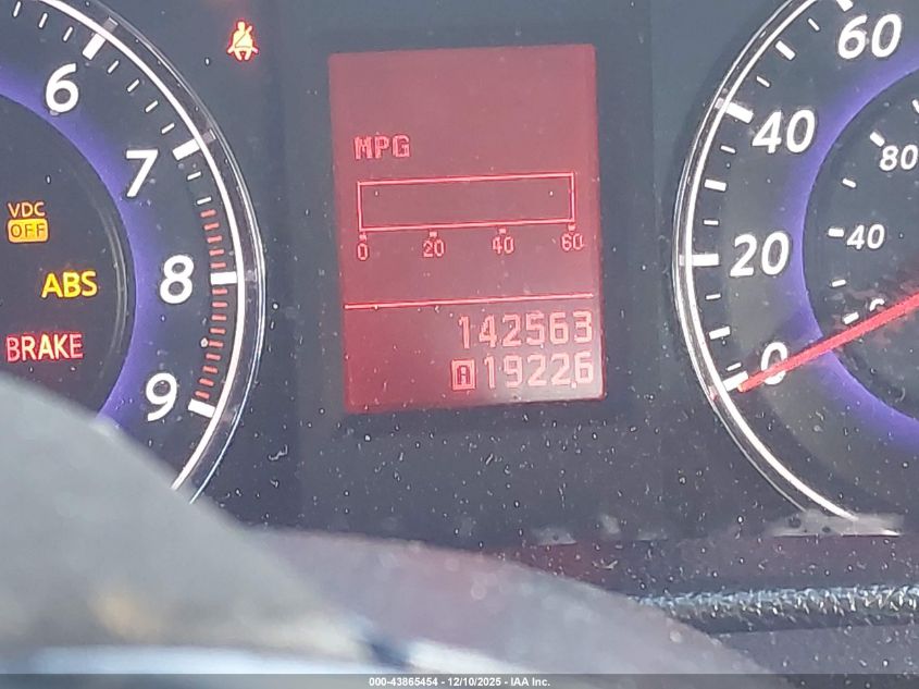 2009 Infiniti G37X VIN: JNKCV64FX9M653567 Lot: 43865454