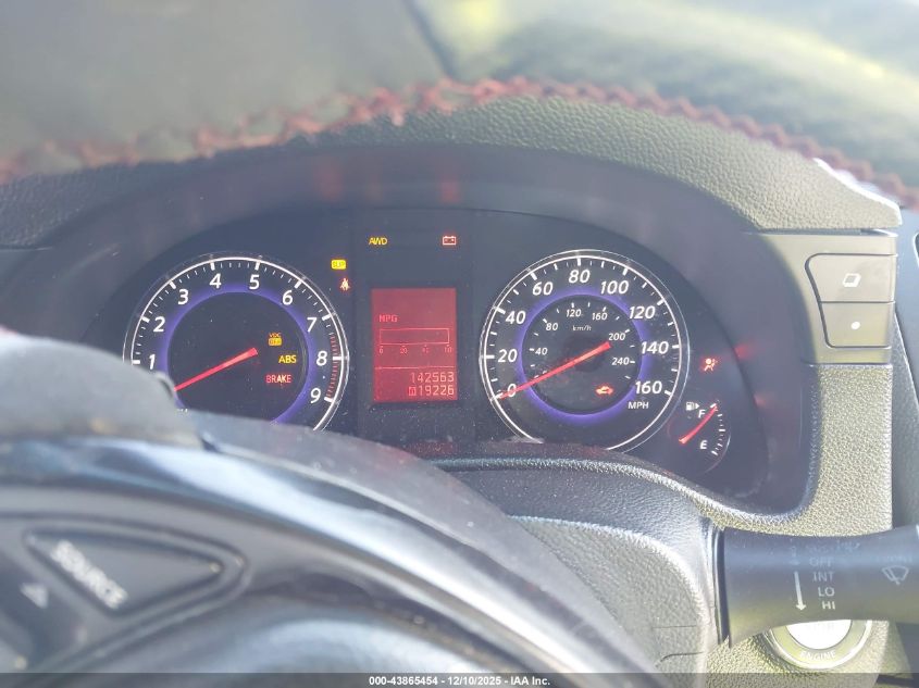 2009 Infiniti G37X VIN: JNKCV64FX9M653567 Lot: 43865454