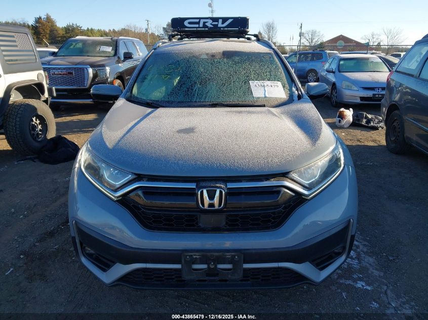 2021 Honda Cr-V Awd Ex-L VIN: 2HKRW2H84MH602307 Lot: 43865479
