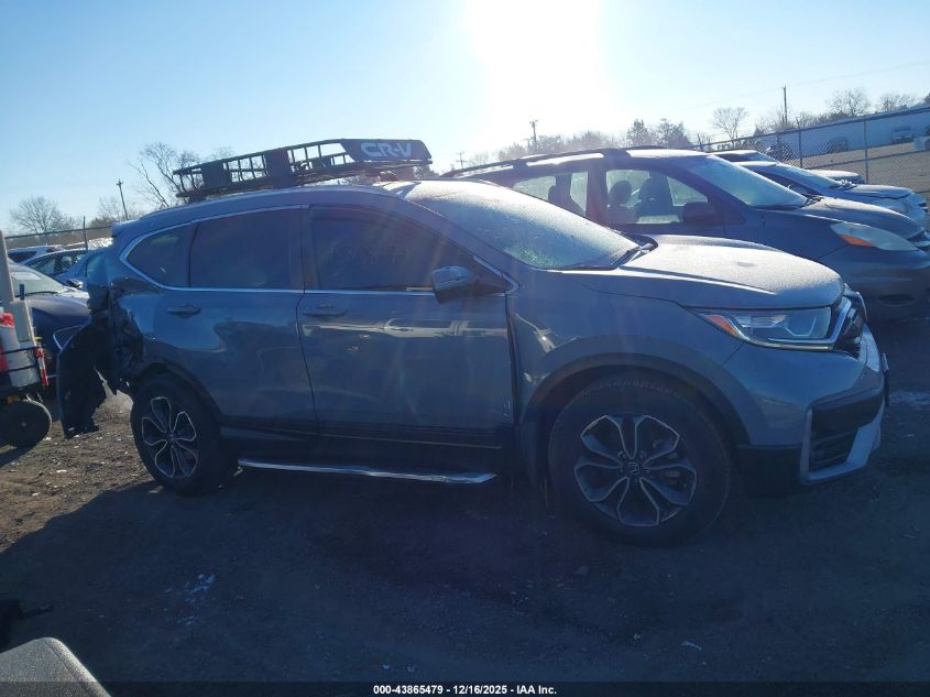 2021 Honda Cr-V Awd Ex-L VIN: 2HKRW2H84MH602307 Lot: 43865479