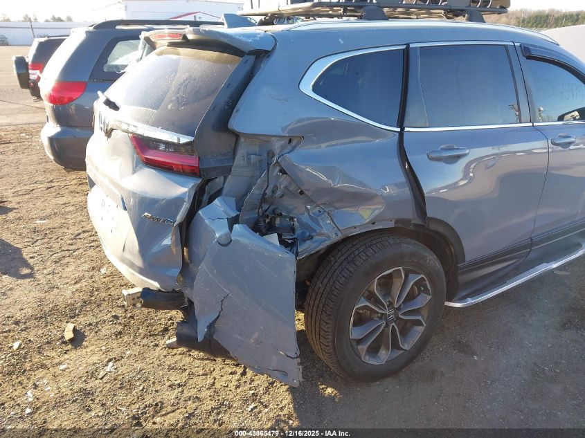 2021 Honda Cr-V Awd Ex-L VIN: 2HKRW2H84MH602307 Lot: 43865479