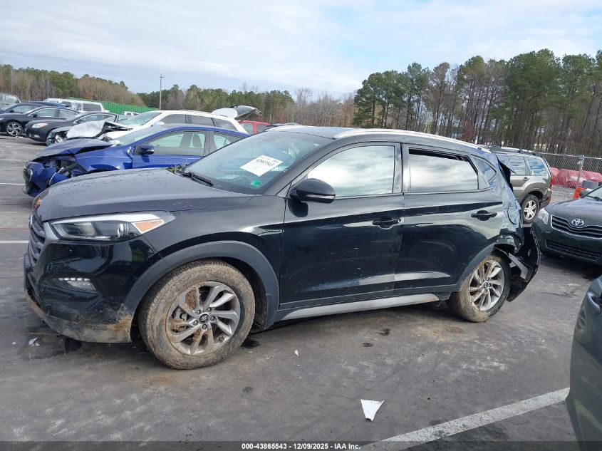 2017 Hyundai Tucson Se Plus VIN: KM8J33A44HU381351 Lot: 43865543