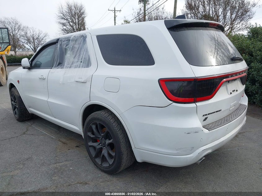Vin: 1c4sdhct8kc675727, lot: 44361089, dodge durango r/t rwd 20193