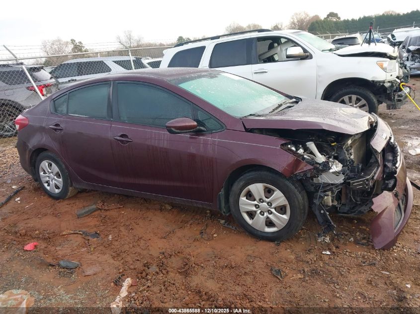 2017 Kia Forte Lx VIN: 3KPFK4A79HE137027 Lot: 43865588