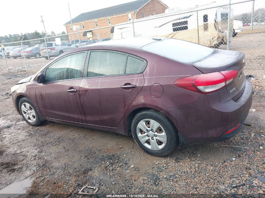 2017 Kia Forte Lx VIN: 3KPFK4A79HE137027 Lot: 43865588