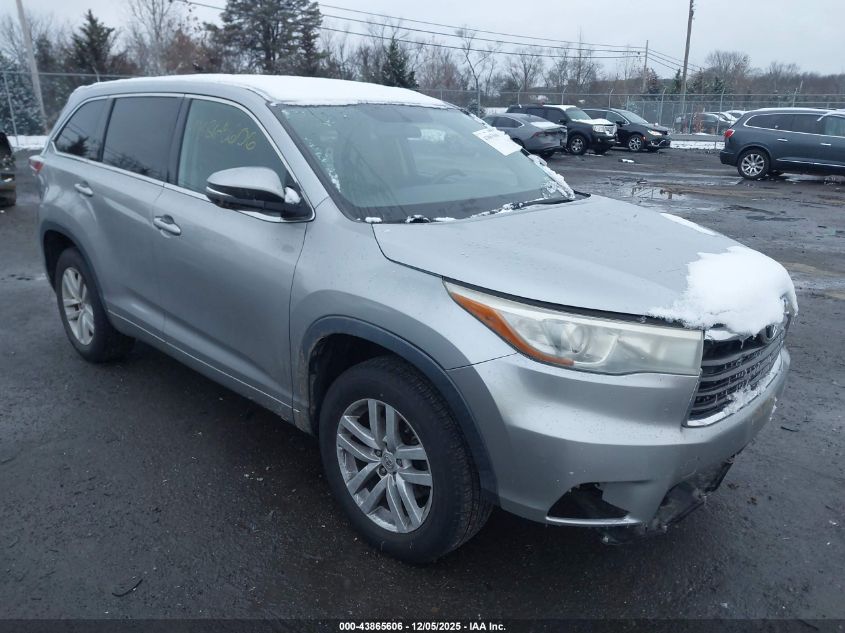 TOYOTA HIGHLANDER LE