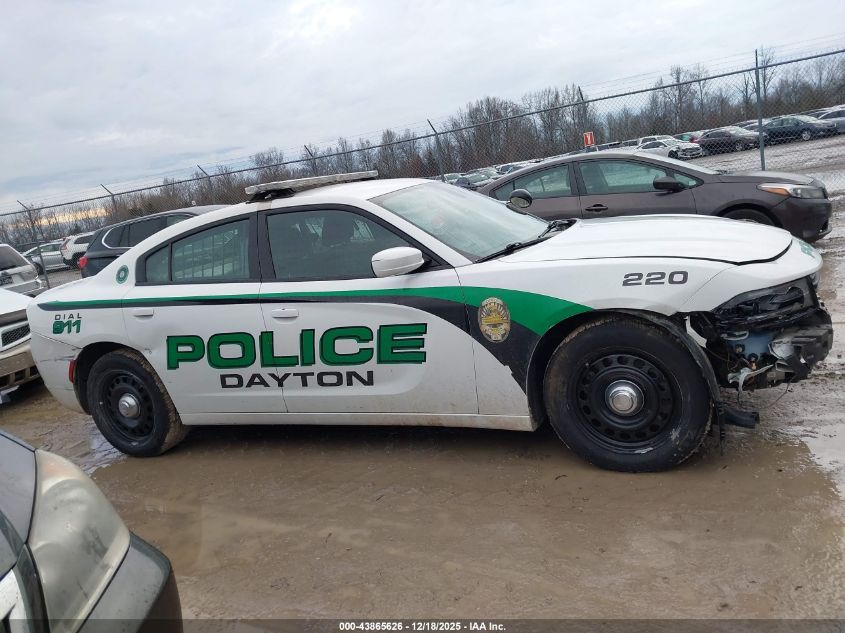 2019 Dodge Charger Police Awd VIN: 2C3CDXKT0KH700816 Lot: 43865626