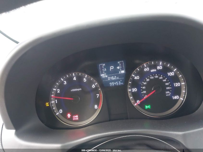 2015 Hyundai Accent Gls VIN: KMHCT4AE3FU824738 Lot: 43865630