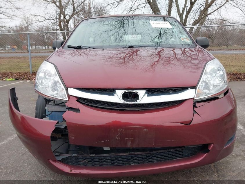 2006 Toyota Sienna Ce VIN: 5TDZA23C66S499933 Lot: 43865644