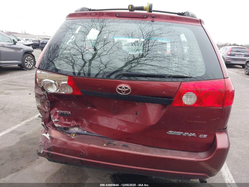 2006 Toyota Sienna Ce VIN: 5TDZA23C66S499933 Lot: 43865644