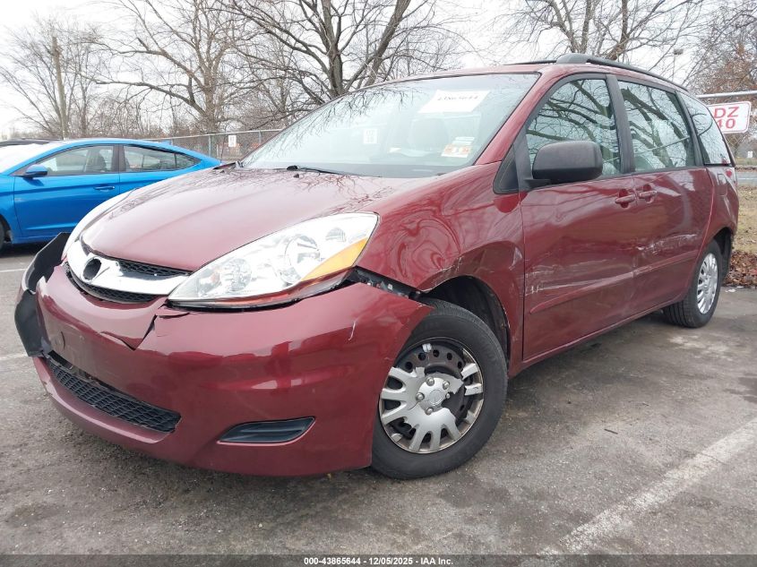 2006 Toyota Sienna Ce VIN: 5TDZA23C66S499933 Lot: 43865644