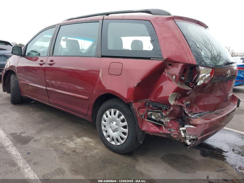 2006 Toyota Sienna Ce VIN: 5TDZA23C66S499933 Lot: 43865644