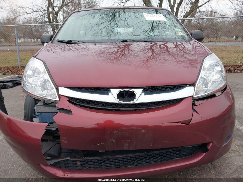 2006 Toyota Sienna Ce VIN: 5TDZA23C66S499933 Lot: 43865644