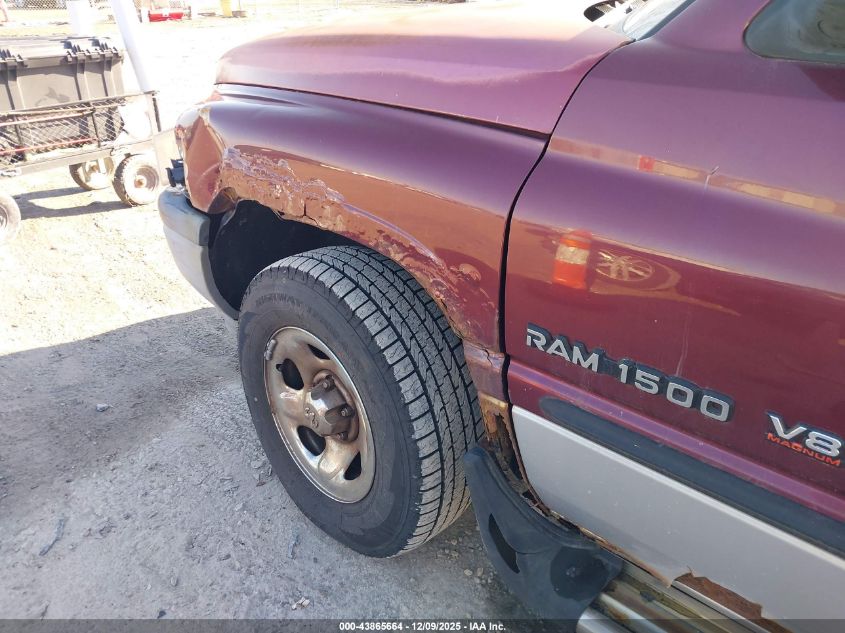 2000 Dodge Ram 1500 St VIN: 1B7HC13Y0YJ120307 Lot: 43865664