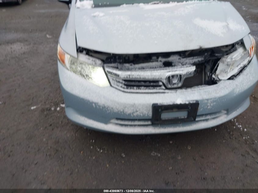 2012 Honda Civic Lx VIN: 2HGFB2F54CH551312 Lot: 43865673