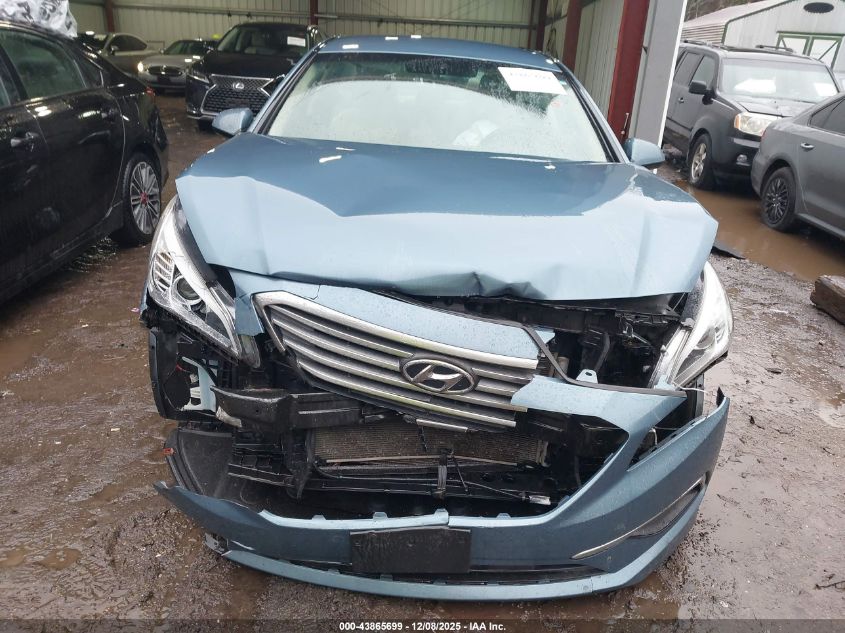 2017 Hyundai Sonata Se VIN: 5NPE24AF3HH509136 Lot: 43865699