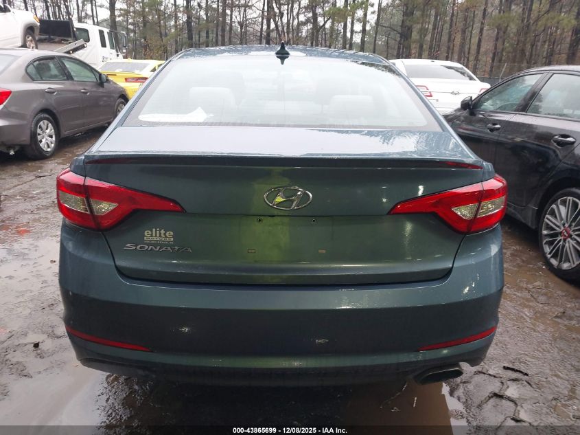 2017 Hyundai Sonata Se VIN: 5NPE24AF3HH509136 Lot: 43865699