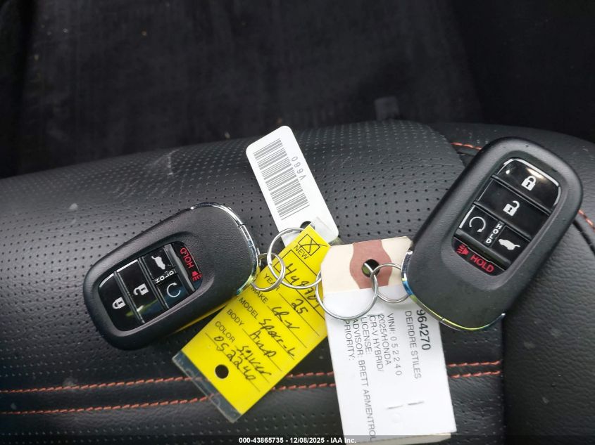 2025 Honda Cr-V Hybrid Sport-L VIN: 7FARS6H84SE052240 Lot: 43865735