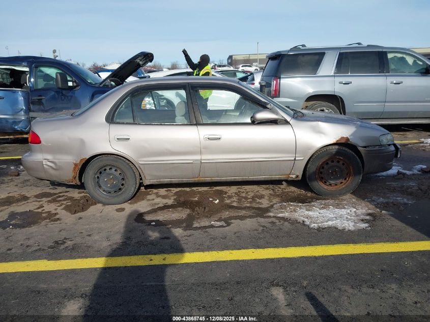 2000 Toyota Corolla Le VIN: 2T1BR12E4YC364551 Lot: 43865745