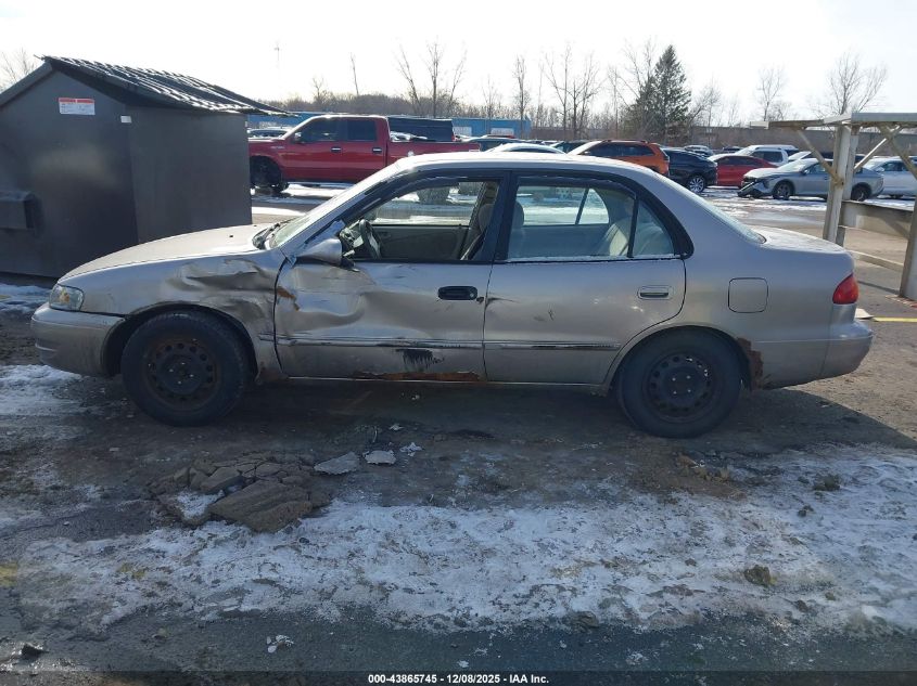 2000 Toyota Corolla Le VIN: 2T1BR12E4YC364551 Lot: 43865745